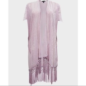 Torrid Crushed Velvet Kimono